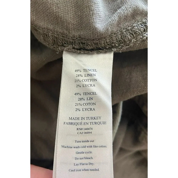 Faherty Arlie Jogger Pants Olive Green Small S - Picture 5 of 5